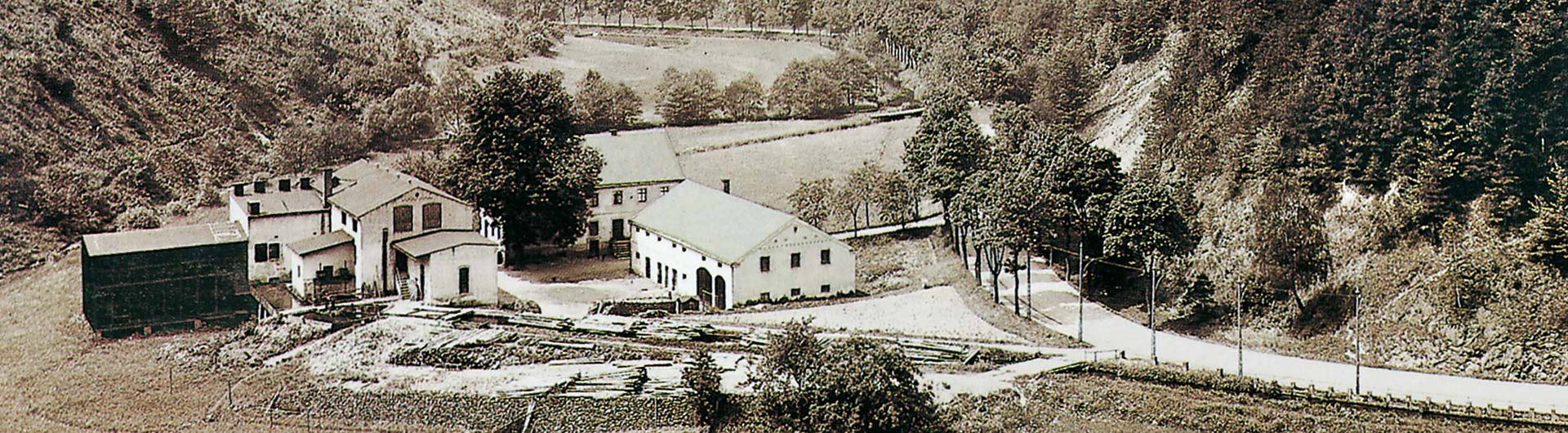 Mittelndorfer Mühle - historische Aufnahme um 1880