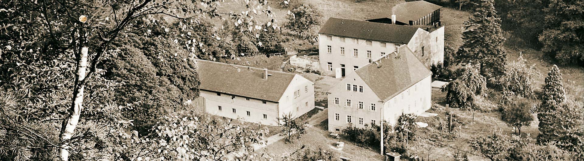 Mittelndorfer Mühle - historische Aufnahme um-1970